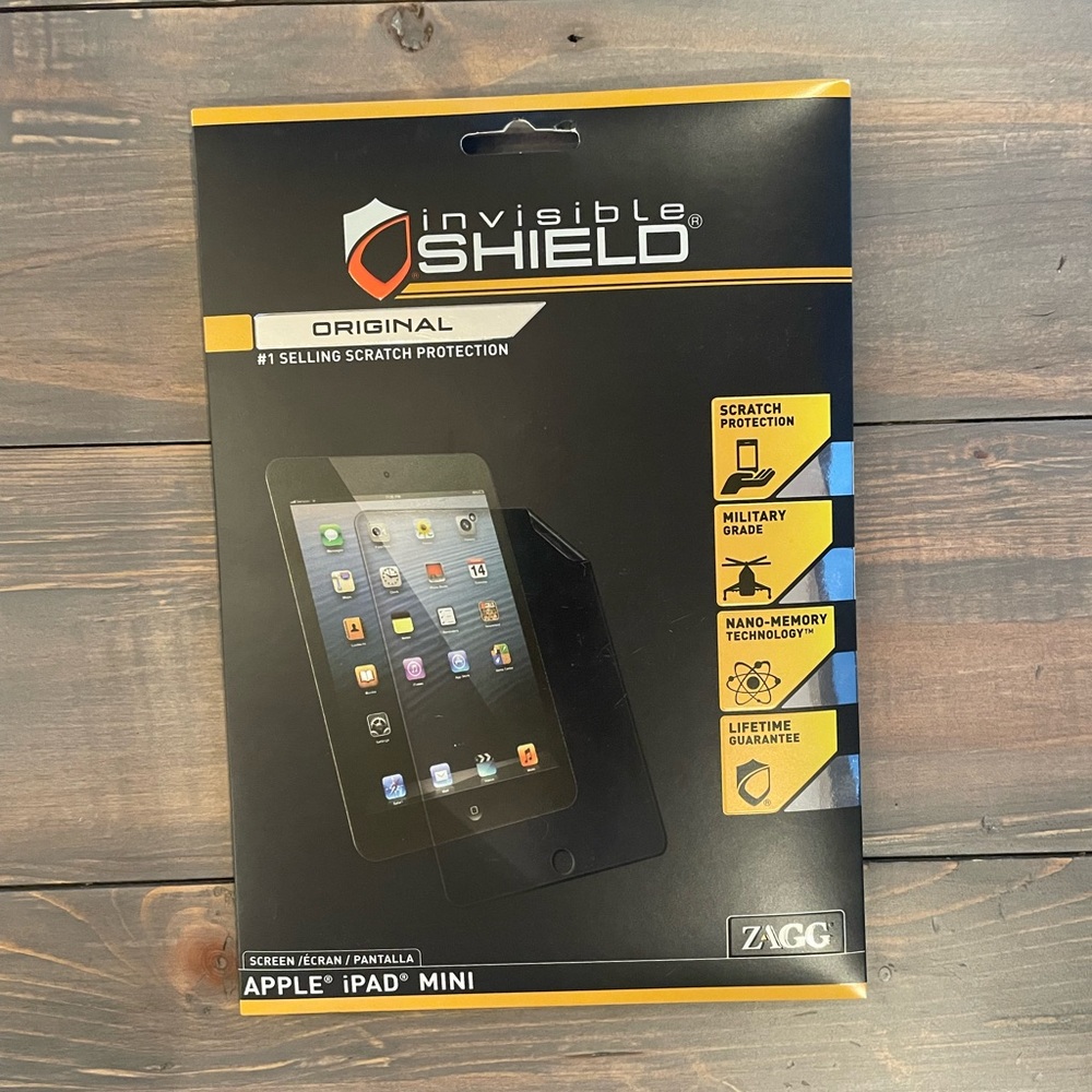 NWT Zagg Invisible Shield -Apple IPad Mini Original #1 Selling Scratch protector